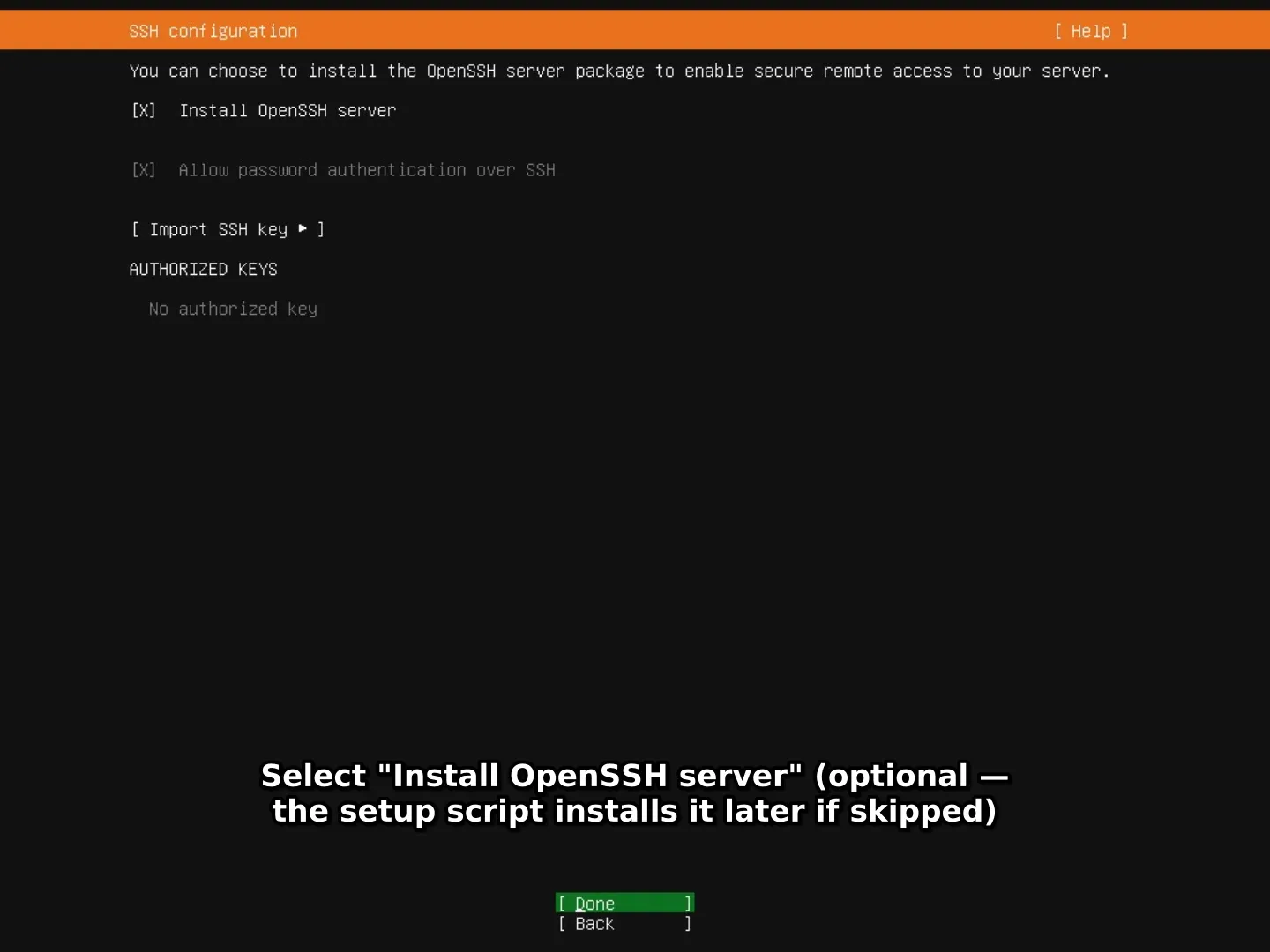 Step 14 — SSH configuration